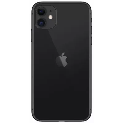Смартфон Apple iPhone 11, 128 ГБ, nano SIM+eSIM, Black, чёрный