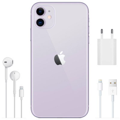 Смартфон Apple iPhone 11 (Как новый), 128 ГБ, Purple, фиолетовый
