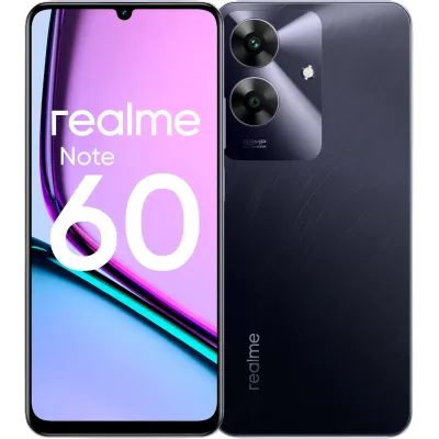 Смартфон REALME Note 60 4/128 Gb, полночный черный