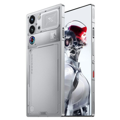 Смартфон ZTE RedMagic 10S Pro, 24/1 Тб, Moonlight, серебристый