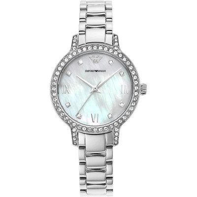 Часы Armani Emporio Armani Round Dial Women, Silver, Серебристый