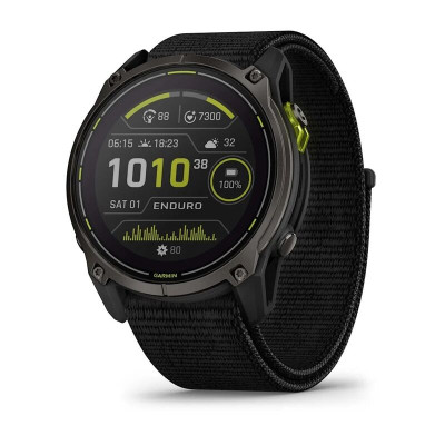 Умные часы Garmin Enduro 3 Sapphire Solar, Black, черный