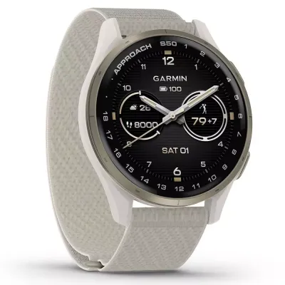 Смарт-часы Garmin Approach S50, 43 мм, Ivory, Bluetooth, Ivory, слоновая кость
