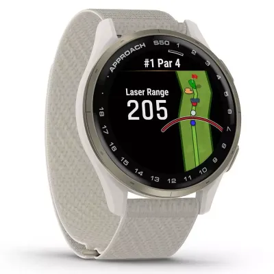 Смарт-часы Garmin Approach S50, 43 мм, Ivory, Bluetooth, Ivory, слоновая кость