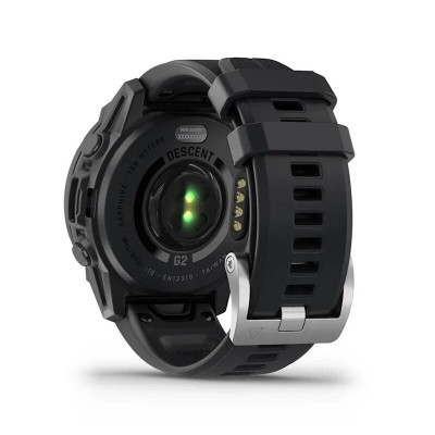 Смарт-часы Garmin Descent G2, 45 мм, Black Silicone Band, Bluetooth, Black, черный