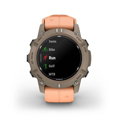 Смарт-часы Garmin Descent G2, 45 мм, Shell Pink Silicone, Bluetooth, Paloma, светло-серый