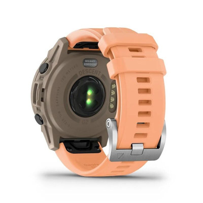 Смарт-часы Garmin Descent G2, 45 мм, Shell Pink Silicone, Bluetooth, Paloma, светло-серый