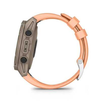 Смарт-часы Garmin Descent G2, 45 мм, Shell Pink Silicone, Bluetooth, Paloma, светло-серый