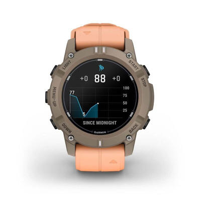 Смарт-часы Garmin Descent G2, 45 мм, Shell Pink Silicone, Bluetooth, Paloma, светло-серый