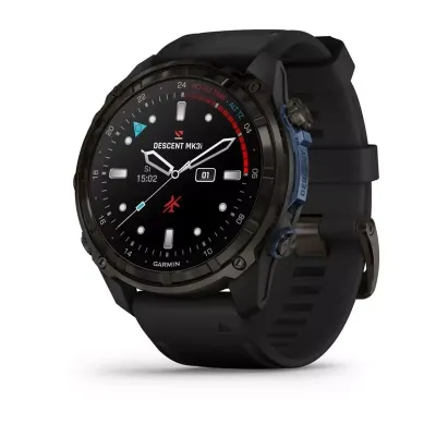 Смарт-часы Garmin Descent MK3I, 51 мм, 26 мм, Bluetooth, Carbon Grey, серый карбон Смарт-часы Garmin Descent MK3I, 51 мм, 26 мм, Bluetooth, Carbon Grey, серый карбон