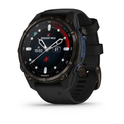 Смарт-часы Garmin Descent Mk3i, 43 мм, Bluetooth, Carbon Grey/Black, черный Смарт-часы Garmin Descent Mk3i, 43 мм, Bluetooth, Carbon Grey/Black, черный