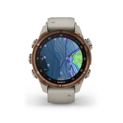 Смарт-часы Garmin Descent MK3I, 43 мм, Bluetooth, French Gray, светло-серый