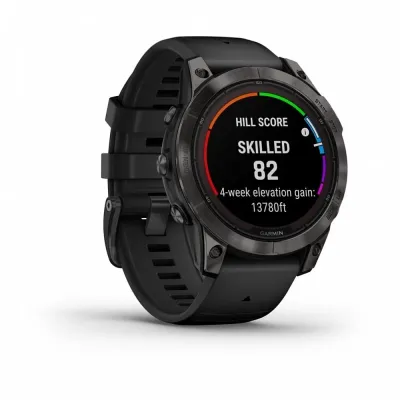 Garmin Fenix 7 Pro Sapphire Solar, черный