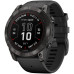 Garmin Fenix 7X Pro Sapphire Solar, 51 мм, серый силикон