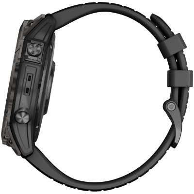 Garmin Fenix 7X Pro Sapphire Solar, 51 мм, серый силикон Garmin Fenix 7X Pro Sapphire Solar, 51 мм, серый силикон