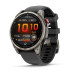 Смарт-часы Garmin Fenix 8 Pro, 47 мм, LTE, Carbon Grey Chestnut Leather, серый