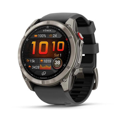 Смарт-часы Garmin Fenix 8 Pro, 51 мм, LTE, Graphite, Серый титан