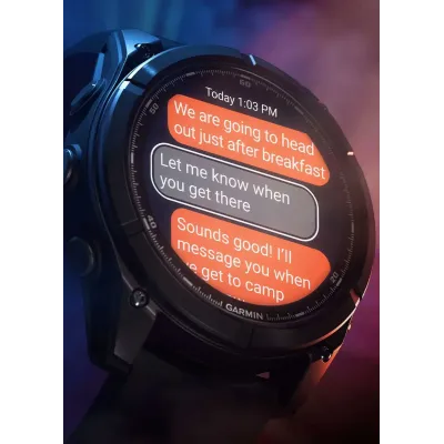 Смарт-часы Garmin Fenix 8, 51 мм, Microled Sapphire, Bluetooth, Carbon Gray, серый карбон