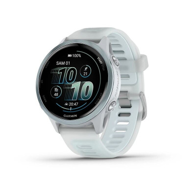 Смарт-часы Garmin Forerunner 570, 42 мм, 20 мм, Bluetooth, Cloud Blue with Whitestone, Небесно-голубой с белым