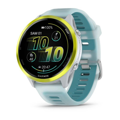 Смарт-часы Garmin Forerunner 570, 47 мм, Bluetooth, Yellow with Translucent Whitestone Turquoise, Желтый с бирюзовым Смарт-часы Garmin Forerunner 570, 47 мм, Bluetooth, Yellow with Translucent Whitestone Turquoise, Желтый с бирюзовым