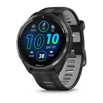 Смарт-часы Garmin Forerunner 965, 47 мм, 22 мм, Bluetooth, Black, Черный