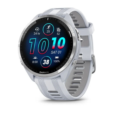 Смарт-часы Garmin Forerunner 965, 47 мм, 22 мм, Bluetooth, White, Белый
