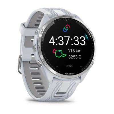 Смарт-часы Garmin Forerunner 965, 47 мм, 22 мм, Bluetooth, White, Белый