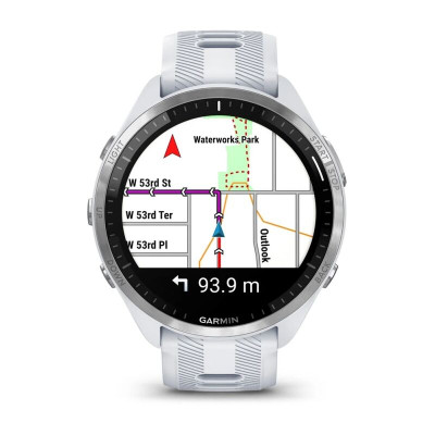 Смарт-часы Garmin Forerunner 965, 47 мм, 22 мм, Bluetooth, White, Белый