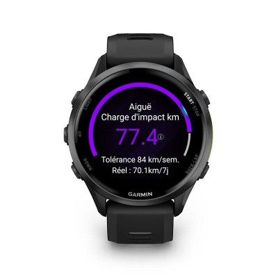 Garmin Forerunner 970 47 мм, Bluetooth, угольно-серый с черным корпусом Garmin Forerunner 970 47 мм, Bluetooth, угольно-серый с черным корпусом
