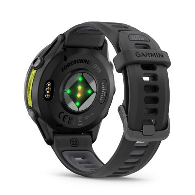 Garmin Forerunner 970 47 мм, Bluetooth, угольно-серый с черным корпусом Garmin Forerunner 970 47 мм, Bluetooth, угольно-серый с черным корпусом