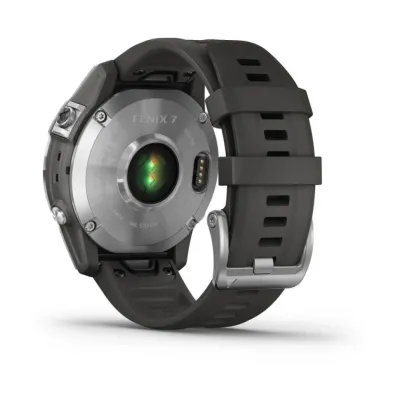 Garmin Fenix 7 47 мм, Silver With Graphite Band