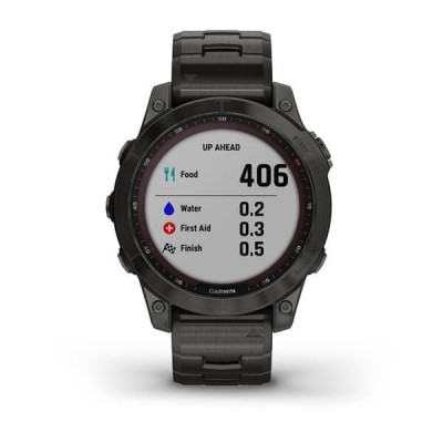Garmin Fenix 7 Sapphire Solar 47 мм, Gray Titanium Band