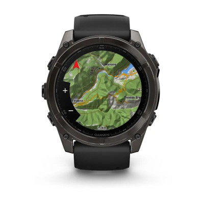 Garmin Fenix 8 51 мм, Bluetooth, титановый угольно-серый Garmin Fenix 8 51 мм, Bluetooth, титановый угольно-серый