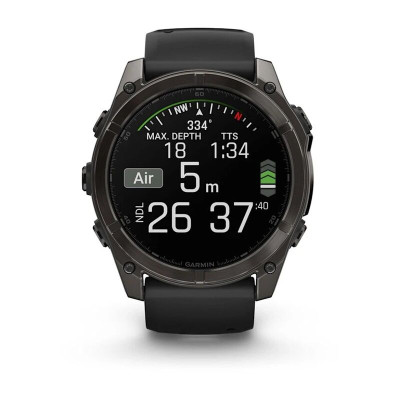 Garmin Fenix 8 51 мм, Bluetooth, титановый угольно-серый Garmin Fenix 8 51 мм, Bluetooth, титановый угольно-серый