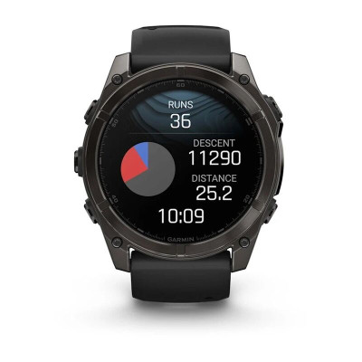 Garmin Fenix 8 51 мм, Bluetooth, титановый угольно-серый Garmin Fenix 8 51 мм, Bluetooth, титановый угольно-серый