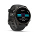 Garmin Fenix 8 47 мм, Bluetooth, графитово-серый с черным силиконом