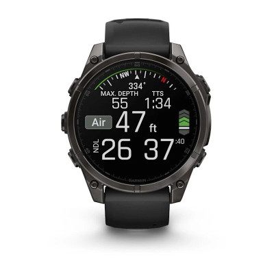 Garmin Fenix 8 47 мм, Bluetooth, титановый угольно-серый Garmin Fenix 8 47 мм, Bluetooth, титановый угольно-серый