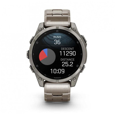 Garmin Fenix 8 47 мм, Bluetooth, титановый графитовый Garmin Fenix 8 47 мм, Bluetooth, титановый графитовый