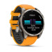 Garmin Fenix 8 47 мм, Bluetooth, титановый серый с оранжевым Garmin Fenix 8 47 мм, Bluetooth, титановый серый с оранжевым