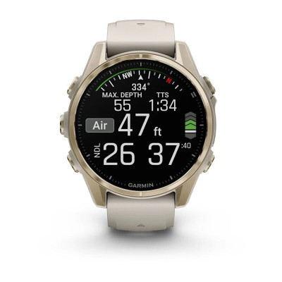 Garmin Fenix 8 43 мм, Bluetooth, золотистый