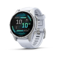 Смарт-часы Garmin Fenix 8, 43 мм, Bluetooth, Amoled Silver, серебристый Смарт-часы Garmin Fenix 8, 43 мм, Bluetooth, Amoled Silver, серебристый