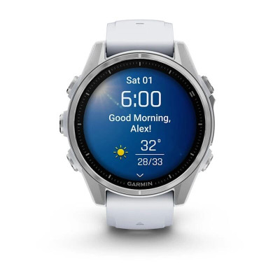 Garmin Fenix 8 43 мм, Bluetooth, серебристый Garmin Fenix 8 43 мм, Bluetooth, серебристый