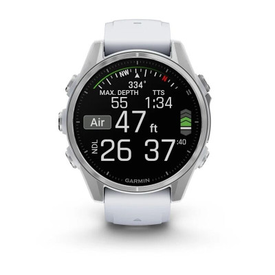 Garmin Fenix 8 43 мм, Bluetooth, серебристый Garmin Fenix 8 43 мм, Bluetooth, серебристый