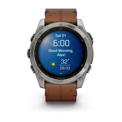Garmin Fenix 8 51 мм, Bluetooth, титановый графитовый