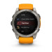 Garmin Fenix 8 51 мм, Bluetooth, титановый серый с оранжевым Garmin Fenix 8 51 мм, Bluetooth, титановый серый с оранжевым