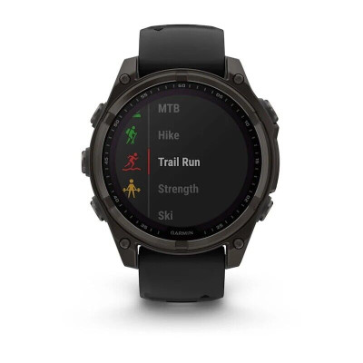Garmin Fenix 8 47 мм, Bluetooth, титановый угольно-серый с солнечной зарядкой Garmin Fenix 8 47 мм, Bluetooth, титановый угольно-серый с солнечной зарядкой