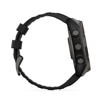 Garmin Fenix 8 51 мм, Bluetooth, титановый угольно-серый с солнечной зарядкой Garmin Fenix 8 51 мм, Bluetooth, титановый угольно-серый с солнечной зарядкой