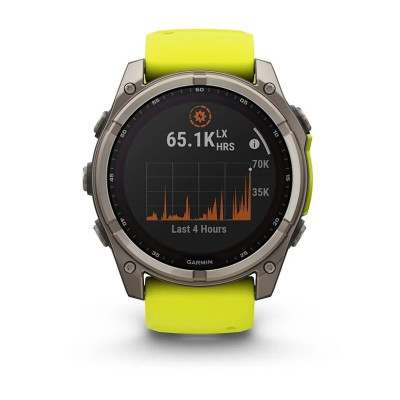 Garmin Fenix 8 51 мм, желтый/серый
