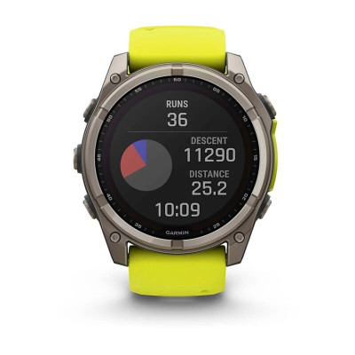 Garmin Fenix 8 51 мм, желтый/серый