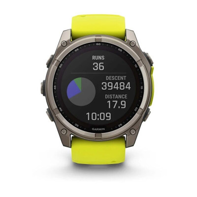 Garmin Fenix 8 51 мм, желтый/серый